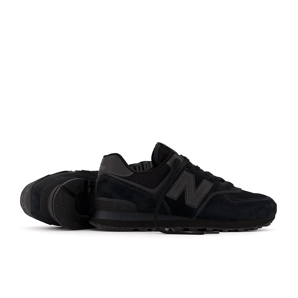 New Balance ML574EVE Herrenschuhe - schwarz (erhöhte Weite)