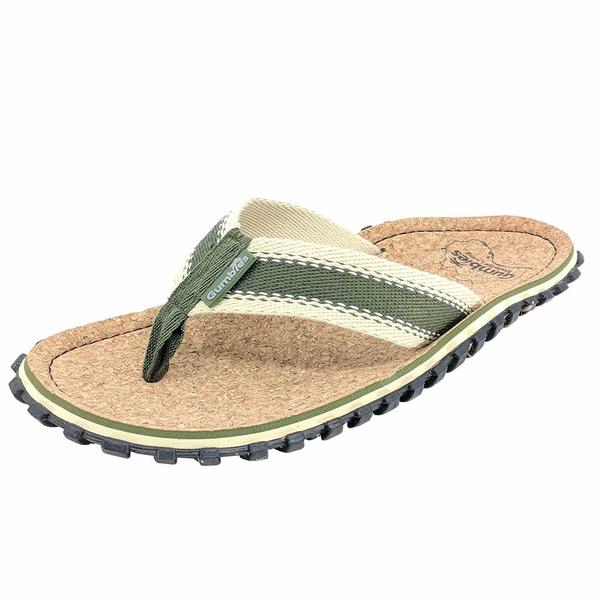 Gumbies - unisex CORKER Flips-Flop - KHAKI