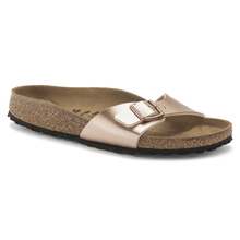 Birkenstock damskie klapki MADRID BS COPPER 1023927 (szerokość wąska)