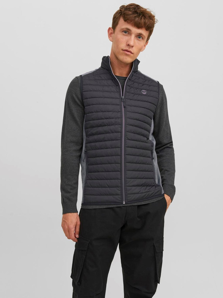 Jack & Jones quilted vest JJEMULTI BODYWARMER COLLAR NOOS 12200684