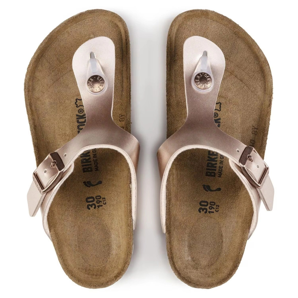 Birkenstock flip flops GIZEH KIDS BS 1012525 Electric Metallic Copper (standard width)