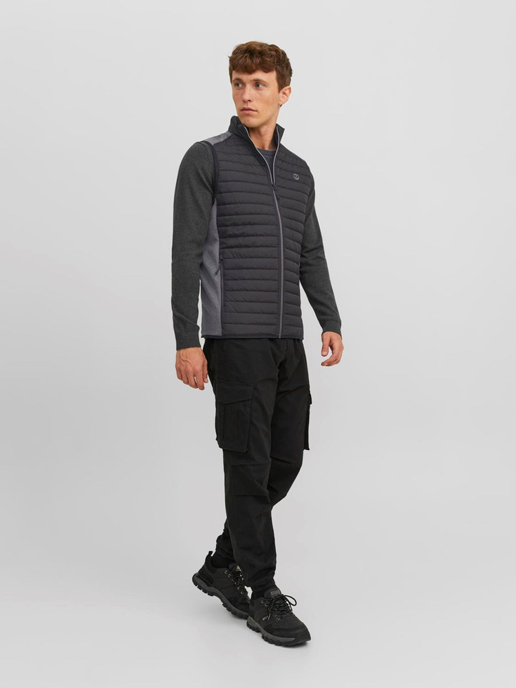 Jack & Jones quilted vest JJEMULTI BODYWARMER COLLAR NOOS 12200684