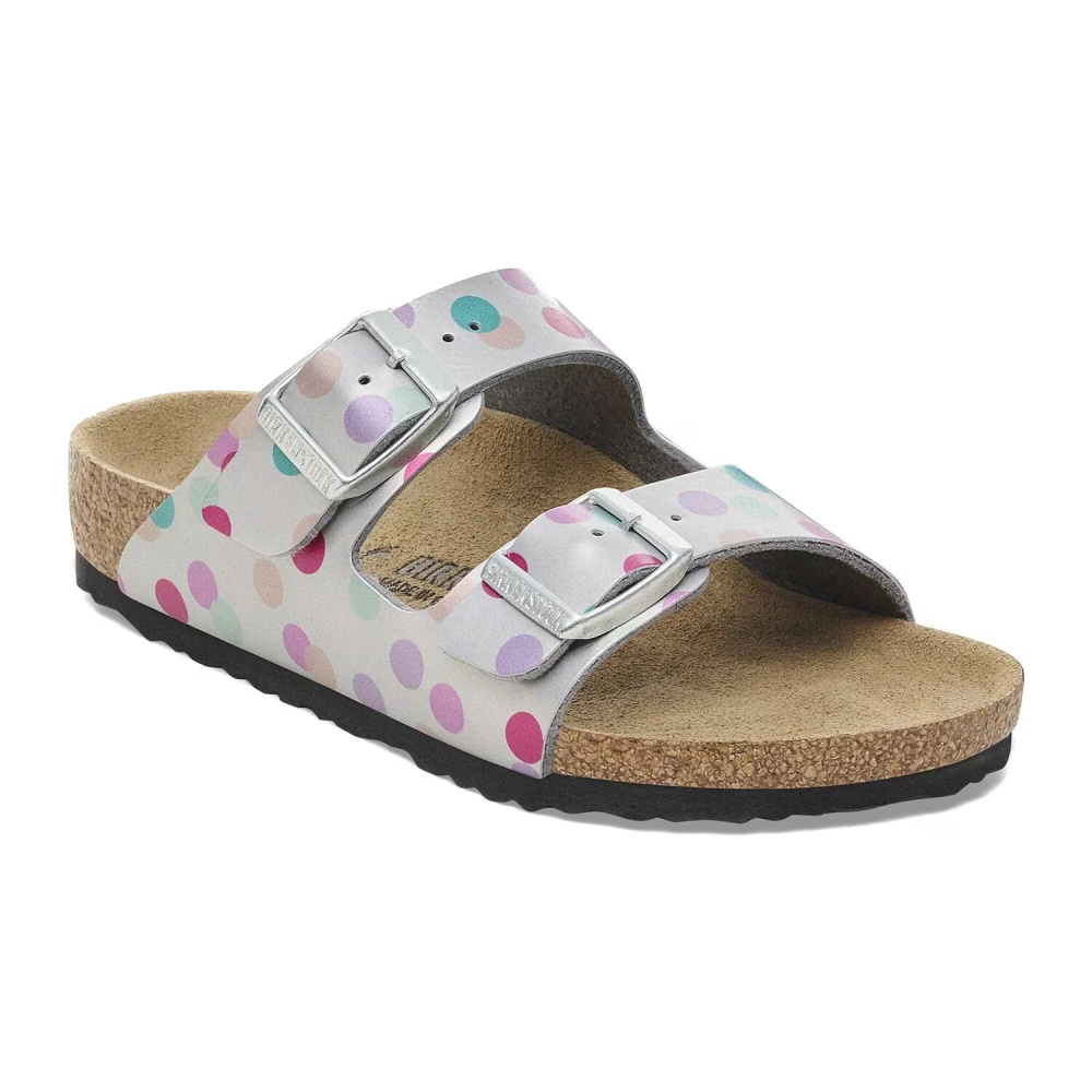 Birkenstock sandals Arizona KIDS BS 1029805 ELECTRIC METALLIC DOST SILVER (standard width)