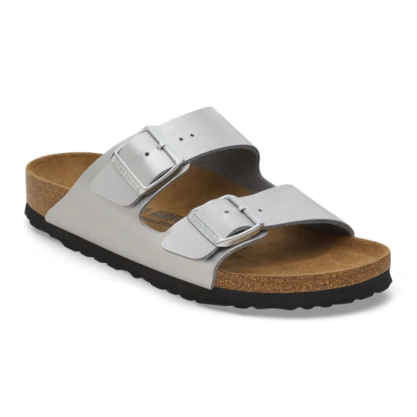 Birkenstock Damen Sandalen Arizona BS 1012283 SILBER (schmale Weite)