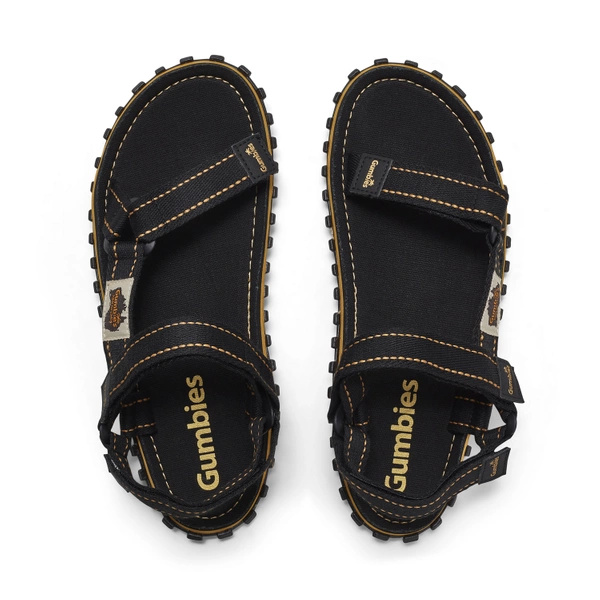 Gumbies męskie sandały TRACKER SANDALS UNISEX BLACK