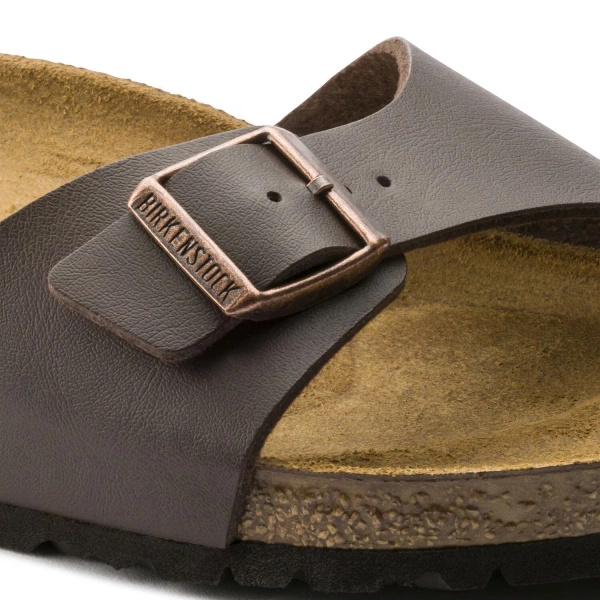 Birkenstock Unisex-Flip-Flops Madrid BS 0040391 DARK BROWN (Standardbreite)