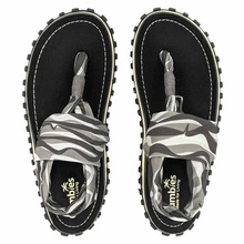 Gumbies - women's Slingback flip flops - Black