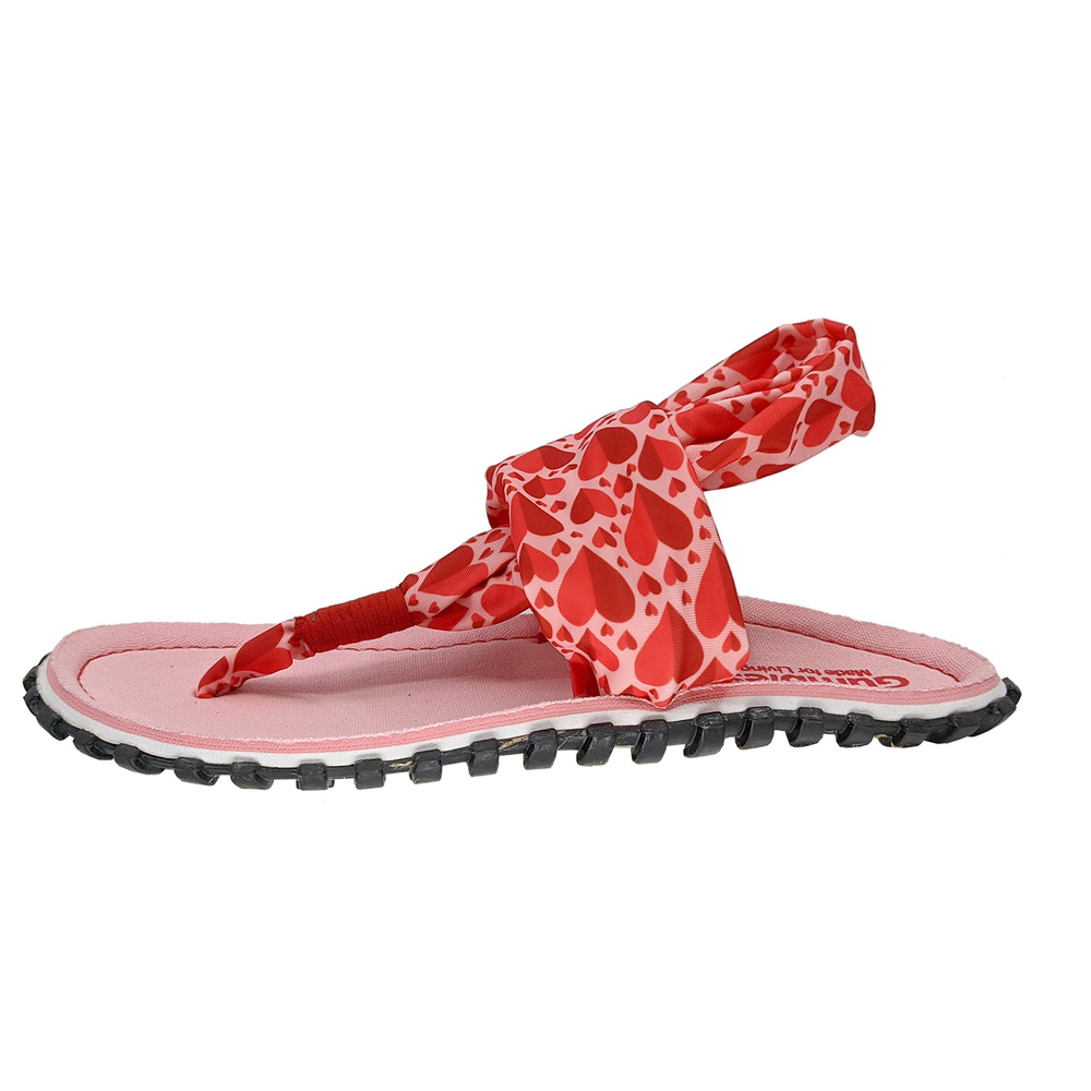 Gumbies - women's Slingback flip flops - Love Hearts