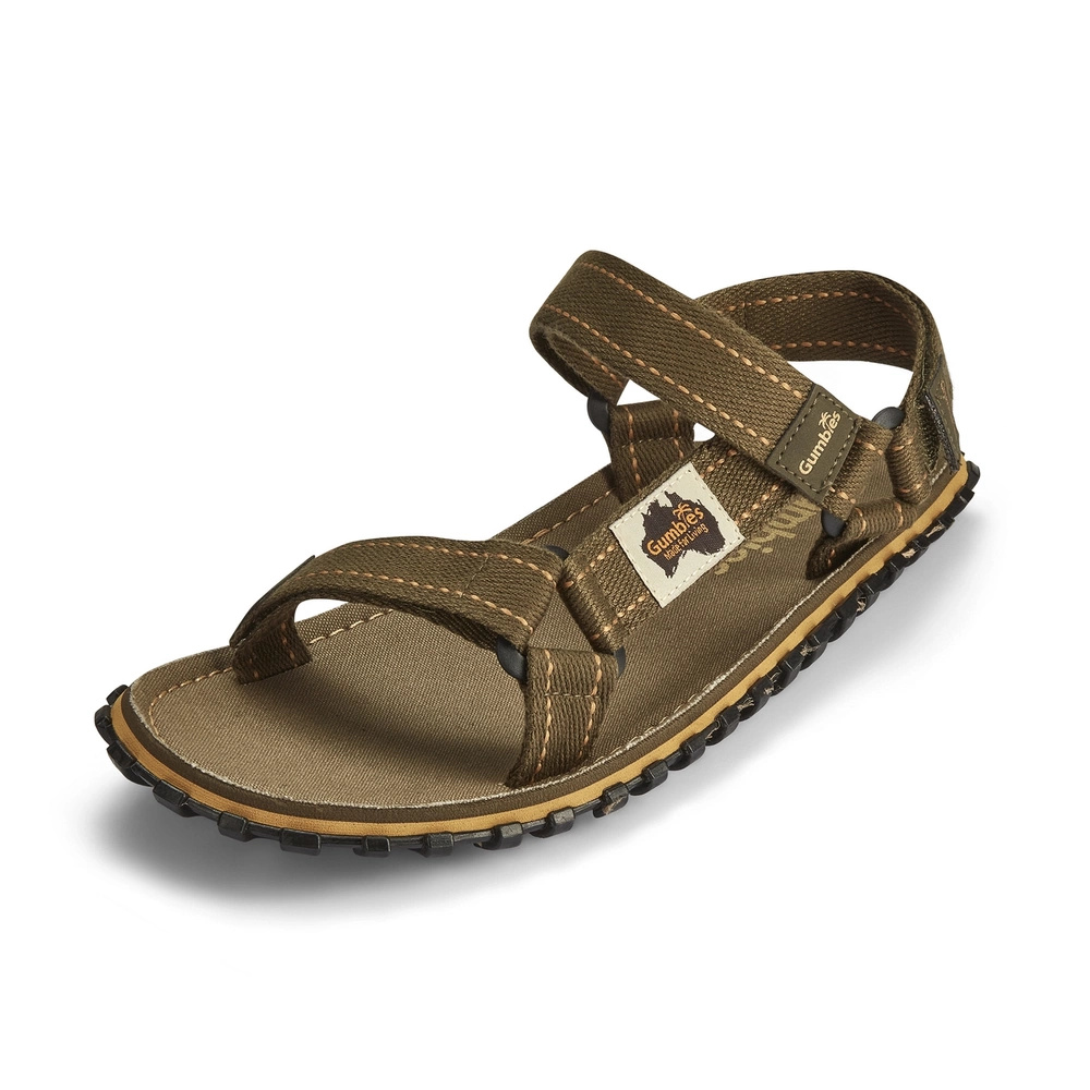 Gumbies Herren TRACKER SANDALS UNISEX KHAKI Sandalen