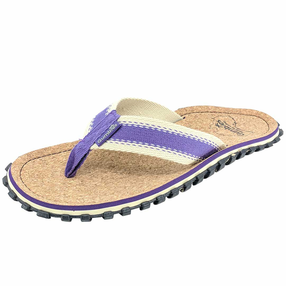 Gumbies - Damen CORKER Flips-Flop - PURPLE