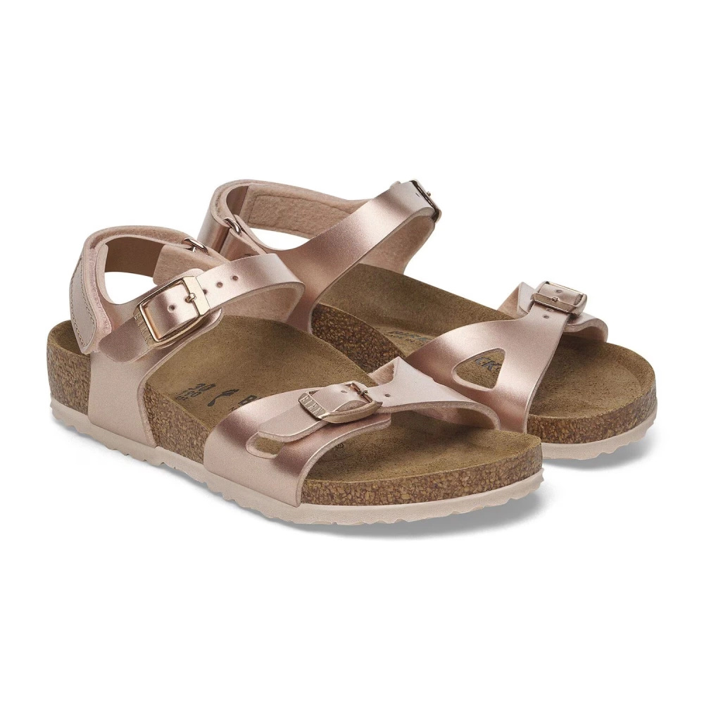 Birkenstock sandals Rio AS KIDS 1029530 ELECTRIC METALLIC COPPER (standard width)