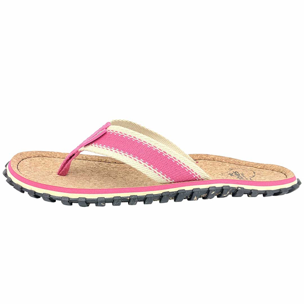 Gumbies - women's CORKER flip flops - PINK