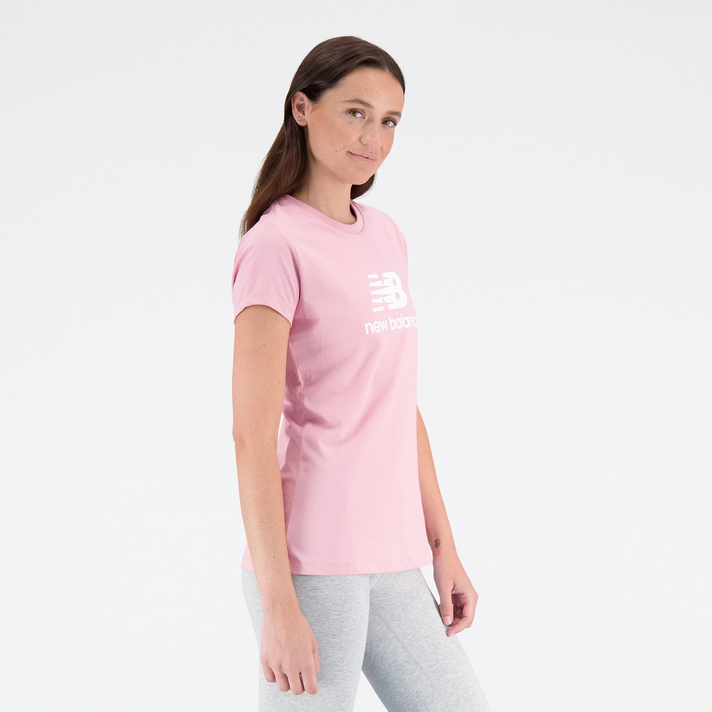 New Balance t-shirt ESSENTIALS STACKED LOGO CO HAO WT31546HAO