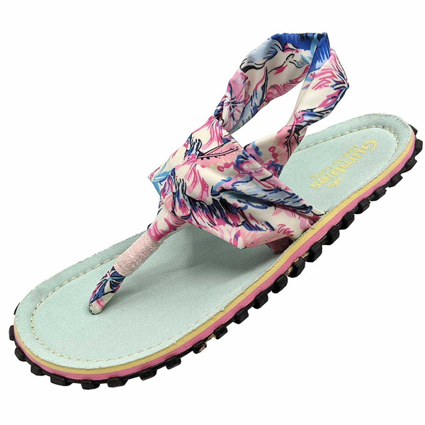 Gumbies - Damen Slingback Flip Flops - Mint/Pink