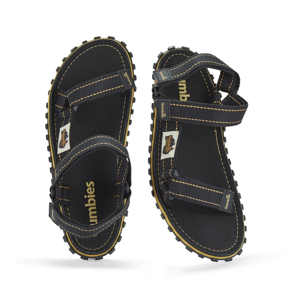 Gumbies men's sandals TRACKER SANDALS UNISEX BLACK