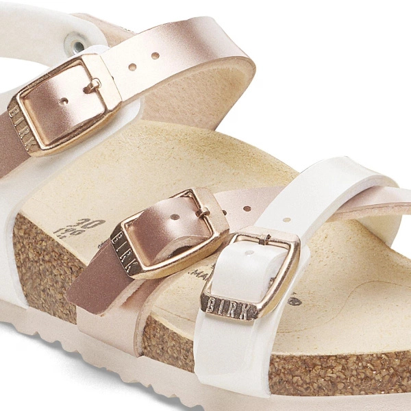 Birkenstock Sandalen KUMBA SPLIT KIDS 1029411 Electric Metallic Pearl/Kupfer (Standardweite)