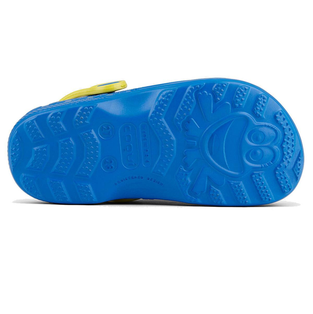 Coqui Little Frog children's clogs 8701-100-2013 Royal/Citrus