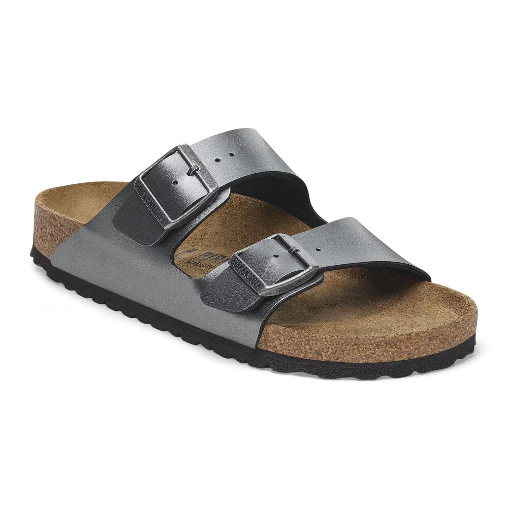 Birkenstock unisex sandals Arizona BS 1029224 METALLIC BLACK (narrow width)