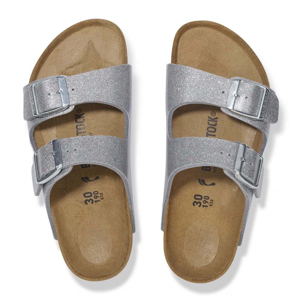 Birkenstock sandals Arizona KIDS BS 1029453 SPARKLING LIGHT SILVER (standard width)