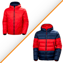 Helly Hansen dwustronna kurtka męska RWB REVERSIBLE DOWN 53666 597