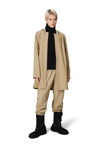 Rains women's raincoat A-LINE W JACKET W3 18050 24 SAND