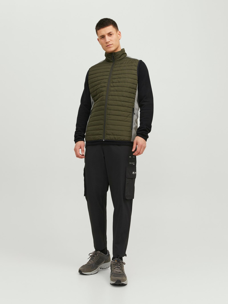 Jack & Jones quilted vest JJEMULTI BODYWARMER COLLAR NOOS 12200684