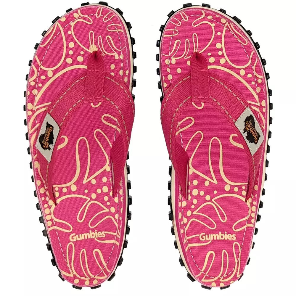  Gumbies women's Islander flip flops TROPICAL PINK