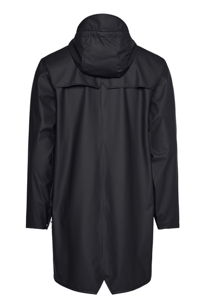 Rains kurtka przeciwdeszczowa unisex LONG JACKET 12020 01 BLACK