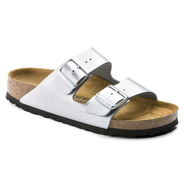 Birkenstock Damen Sandalen Arizona BS 1012283 SILBER (schmale Weite)