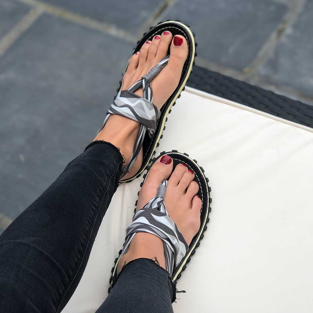 Gumbies - Slingback Flip Flops für Frauen - Schwarz