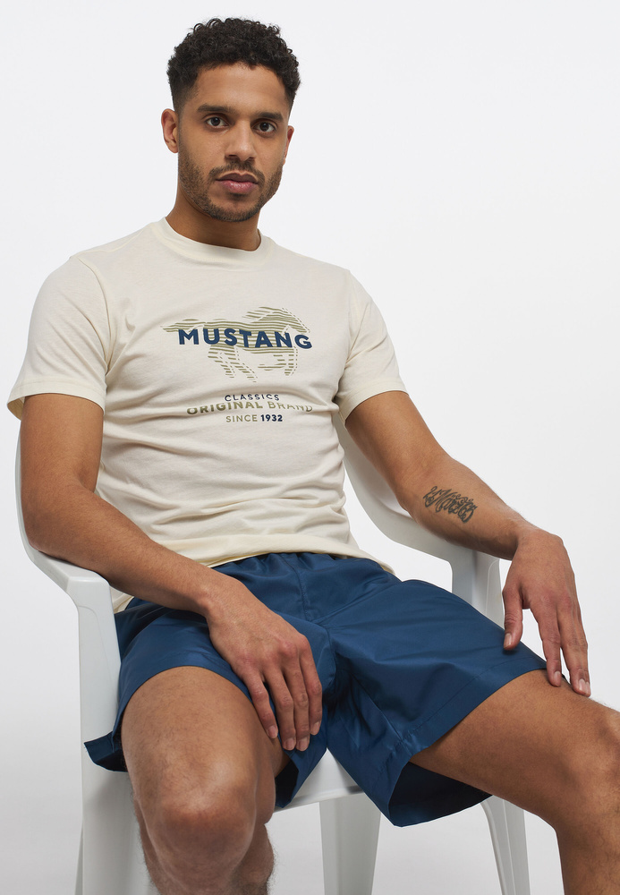 Mustang Herren-T-Shirt ALEX C PRINT 1013828-8001