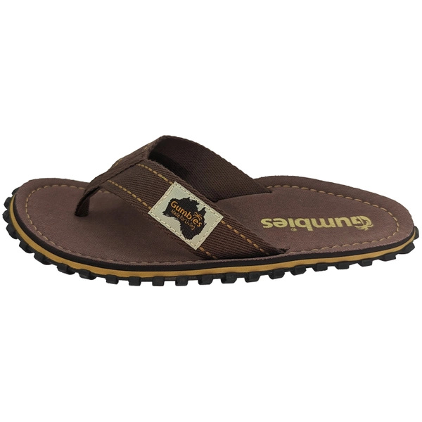 Gumbies men's flip flops ISLANDER FLIP-FLOPS UNISEX CLASSIC BROWN