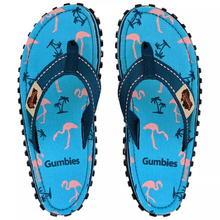 Gumbies Islander FLAMINGO ISLAND flip flops