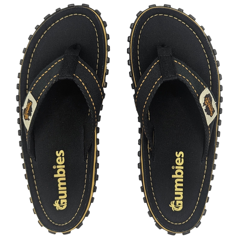 Gumbies unisex flip flops ISLANDER FLIP-FLOPS CLASSIC BLACK