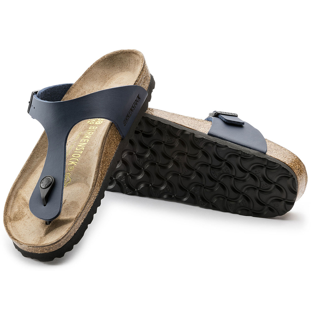 Birkenstock męskie klapki japonki GIZEH BS BLUE 0143621 (szerokość standardowa)