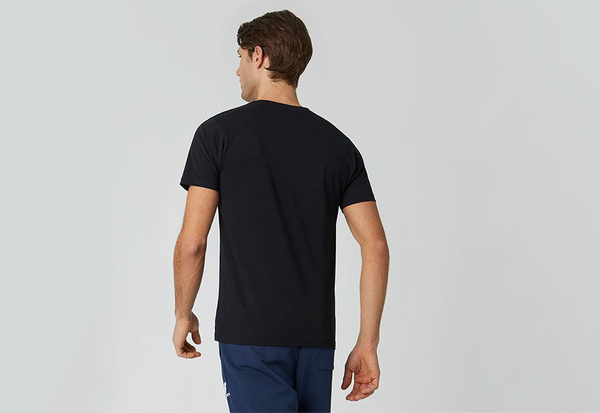 New Balance Kurzarm-T-Shirt Essentials Stacked Logo T BK MT01575BK