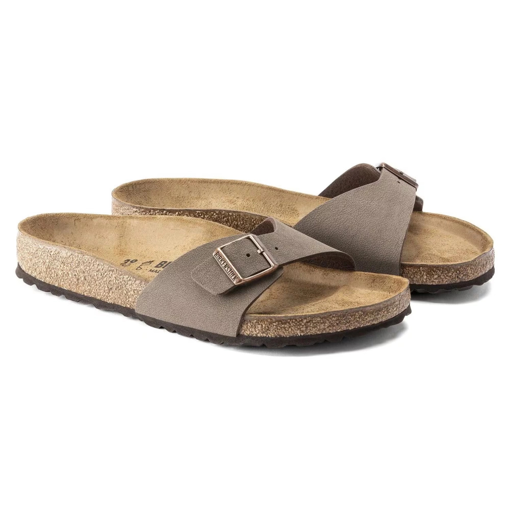 Birkenstock damskie klapki Madrid BS MOCHA 0040093 (szerokość wąska)