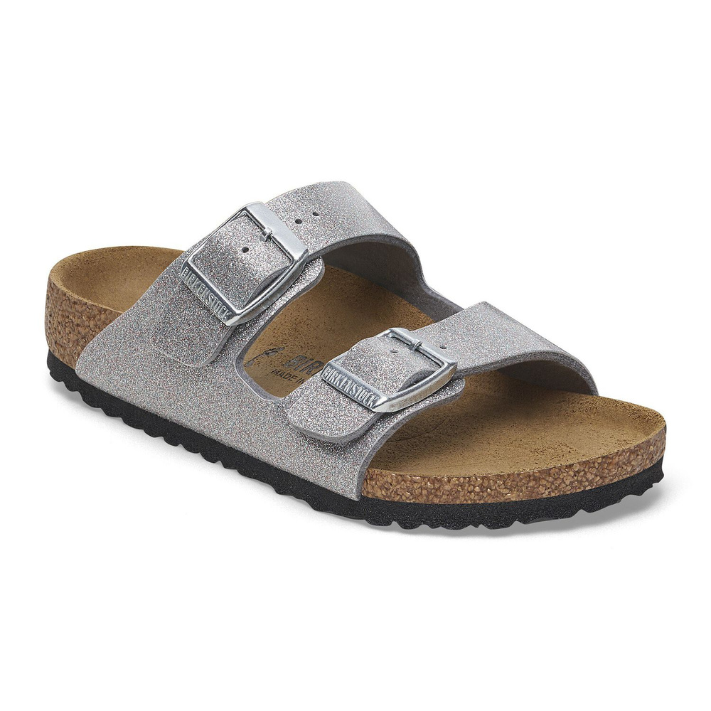 Birkenstock sandals Arizona KIDS BS 1029453 SPARKLING LIGHT SILVER (standard width)