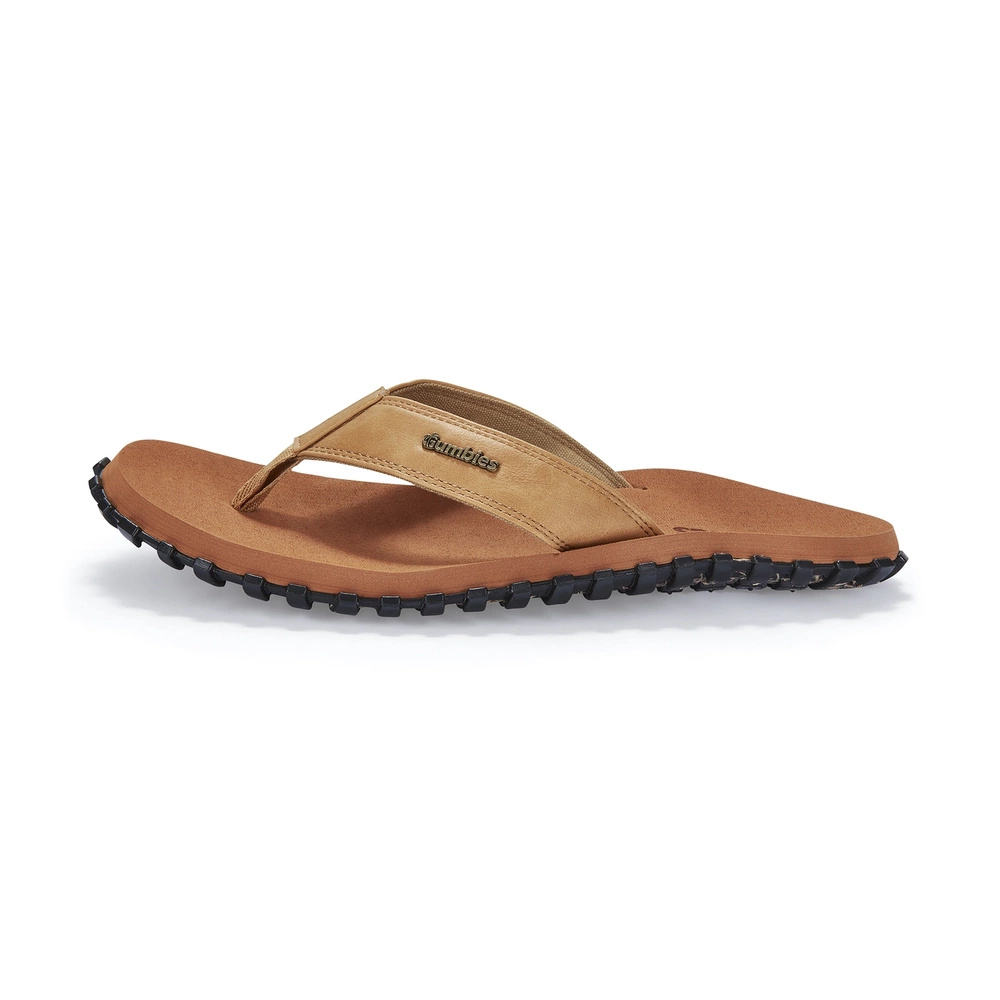 Gumbies Herren VEGOVERT FLIP-FLOPS UNISEX TAN Flips-Flop