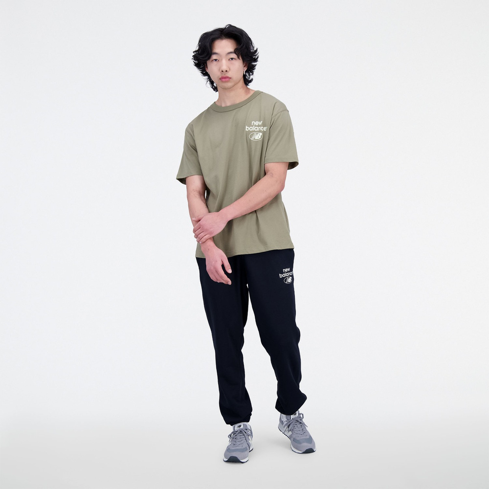 New Balance ESSENTIALS REIMAGINED COTT CGN MT31518CGN T-shirt