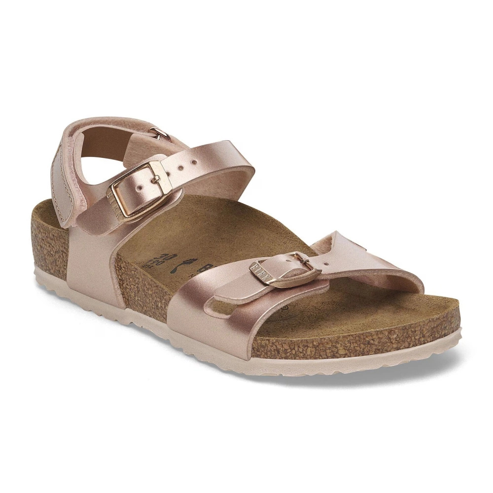 Birkenstock sandals Rio AS KIDS 1029530 ELECTRIC METALLIC COPPER (standard width)