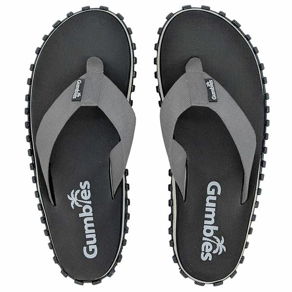 Gumbies Zehentrenner Sandalen unisex Duckbill Flip Flops grau