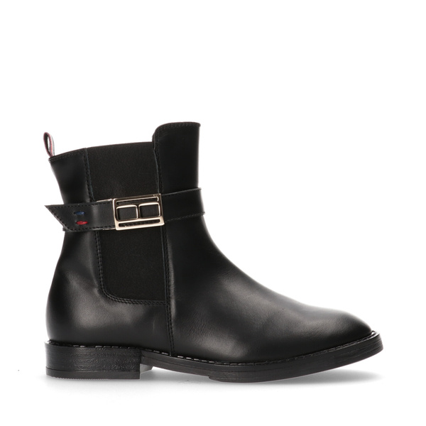 Tommy Hilfiger leather boots CHELSEA BOOT BLACK T4A5-33048-0036999-999