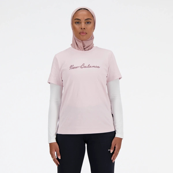 New Balance women's t-shirt S/S SCRIPT TEE SOI WT41909SOI