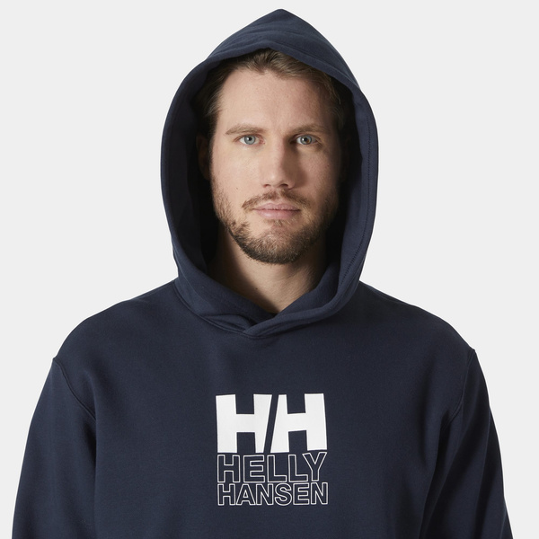 Helly Hansen men's hoodie COTTON FLEECE GRAPHIC HOODIE 54158 597