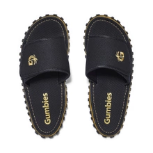 Gumbies klapki unisex STRIDER SLIDES BLACK