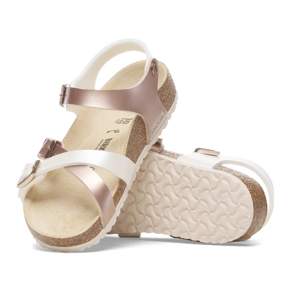 Birkenstock sandały KUMBA SPLIT KIDS 1029411 Electric Metallic Pearl/Copper (szerokość standardowa)