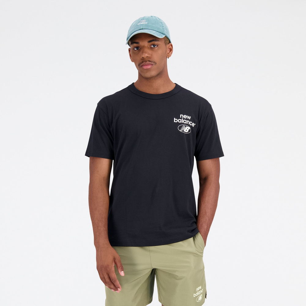 New Balance ESSENTIALS REIMAGINED COTT BK MT31518BK T-shirt