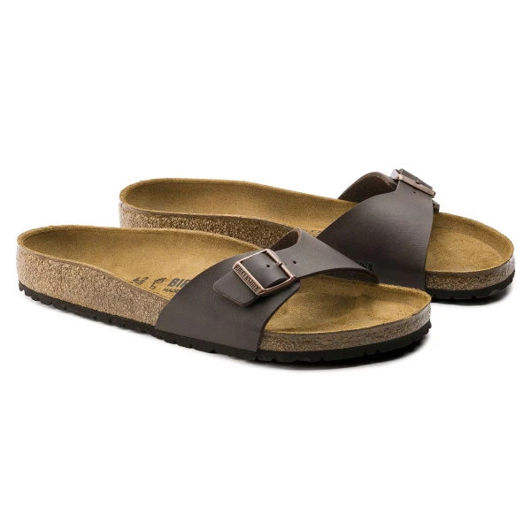 Birkenstock unisex flip-flops Madrid BS 0040391 DARK BROWN (standard width)