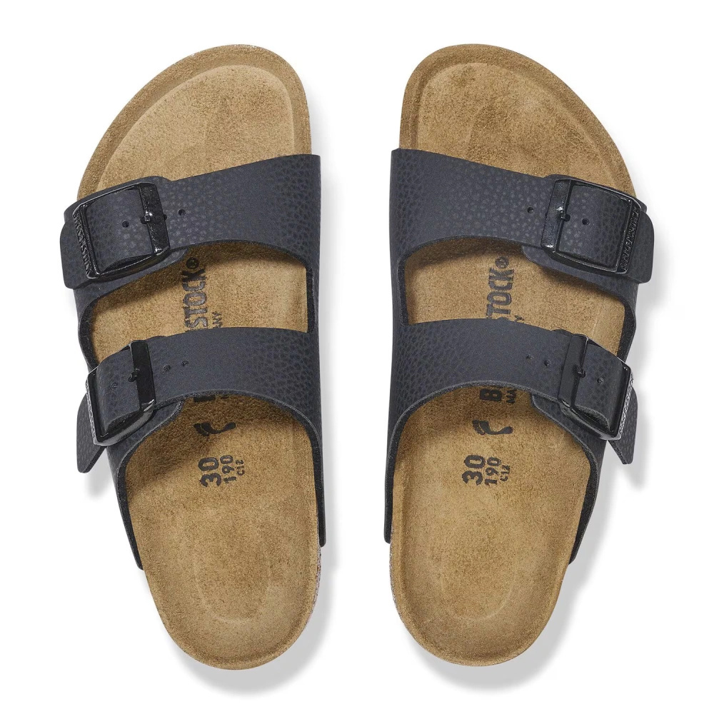 Birkenstock klapki ARIZONA KIDS BS 1029374 DESERT SOIL BLACK/ULTRA BLUE (szerokość standardowa)